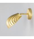 Shell väggslampa i mässing 26,5 cm