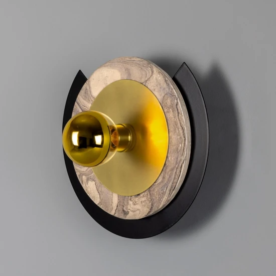 Venus wall light brass/ceramic 35 cm
