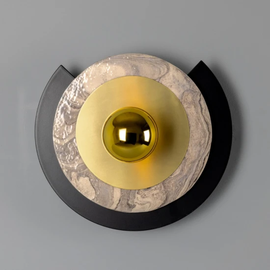 Venus wall light brass/ceramic 35 cm
