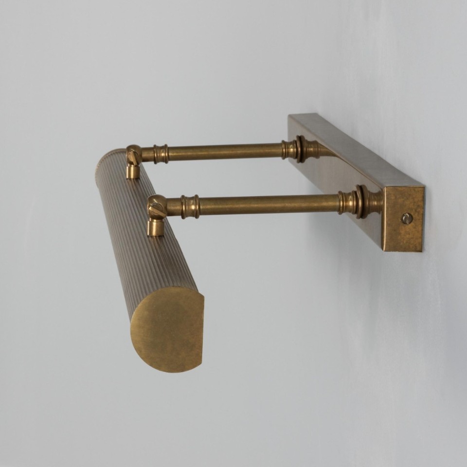 Cambridge tavelbelysing mässing 60,5 cm