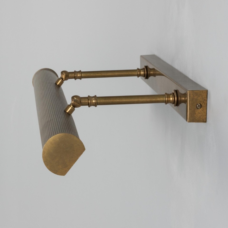 Cambridge tavelbelysing mässing 60,5 cm