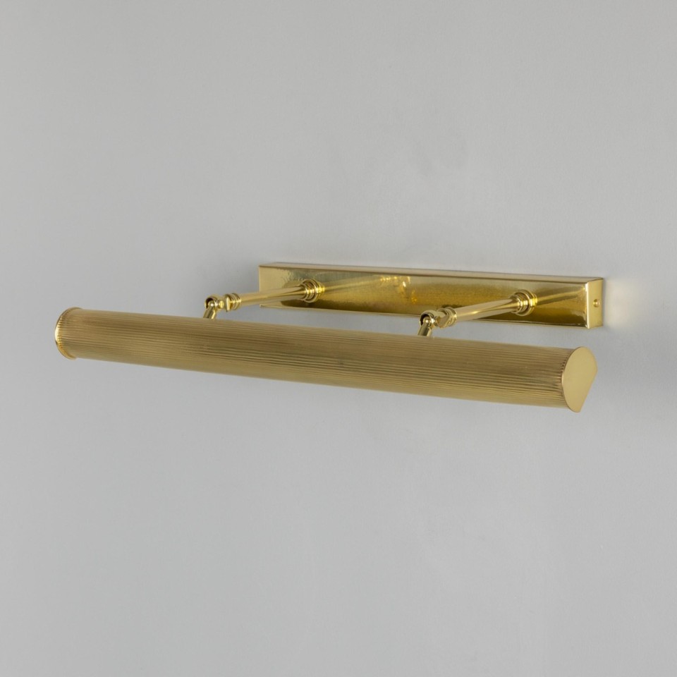 Cambridge tavelbelysing mässing 60,5 cm