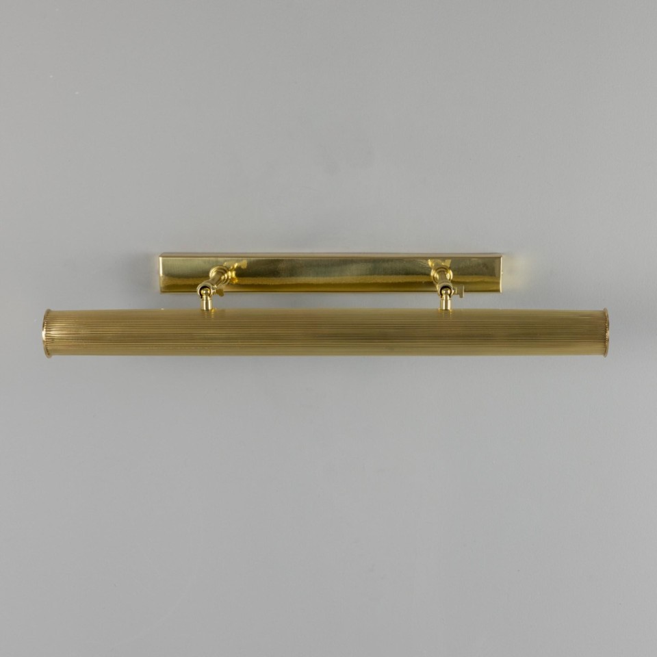 Cambridge tavelbelysing mässing 60,5 cm