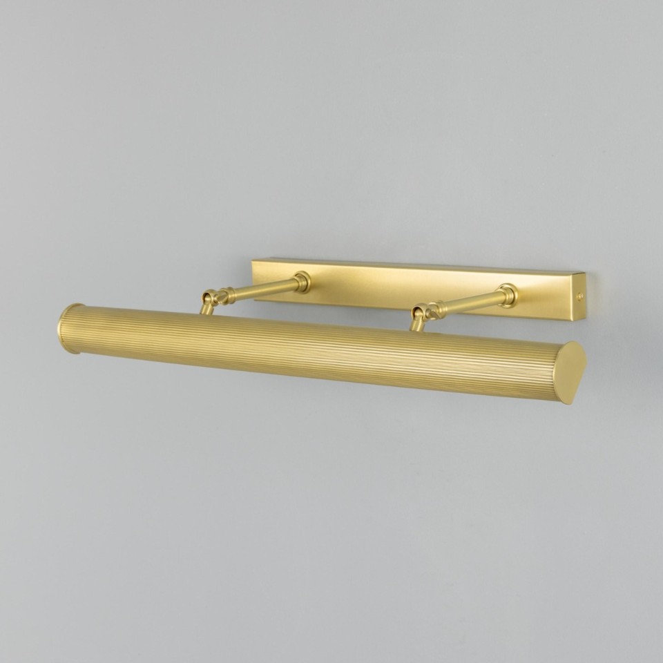 Cambridge tavelbelysing mässing 60,5 cm