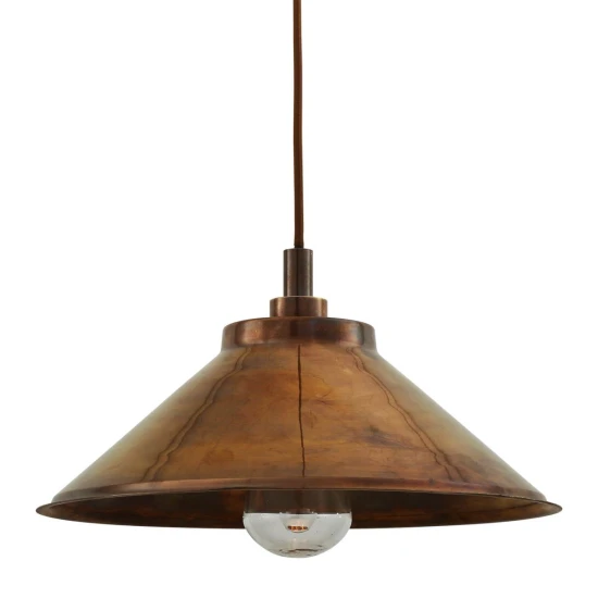 Nerissa Bathroom/Outdoor Ceiling Light Brass/Glass 37.5 cm IP65