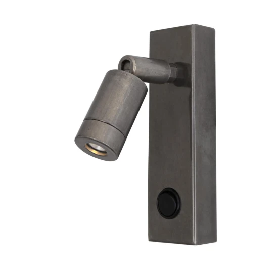 Sampio hotel wall light brass 14 cm