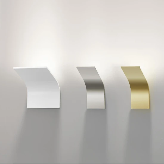 App hotel wall light white/matte brass/titanium 20cm