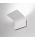 App hotell vägglampa vit/matt mässing/titan 20cm