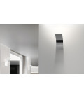 App hotell vägglampa vit/matt mässing/titan 20cm