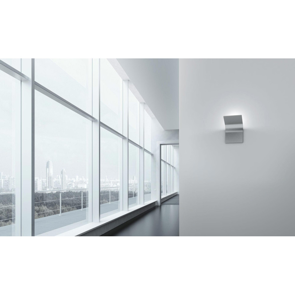 App hotell vägglampa vit/matt mässing/titan 20cm