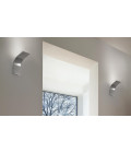 App hotell vägglampa vit/matt mässing/titan 20cm