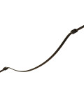 Bow tak/vägglampa mattsvart/trä 300 cm