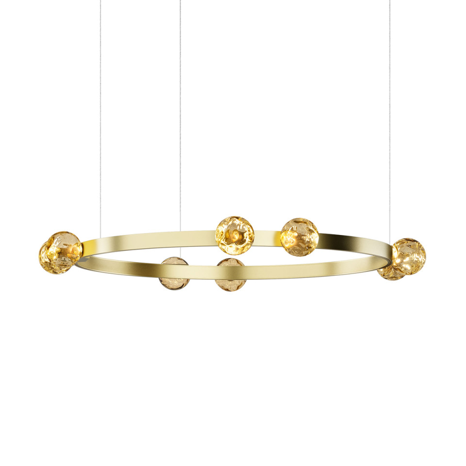Murané R ceiling light champagne/bronze 110 cm