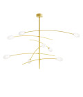 Roris taklampa matt mässing 129 cm