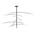 Roris taklampa mattsvart 129 cm
