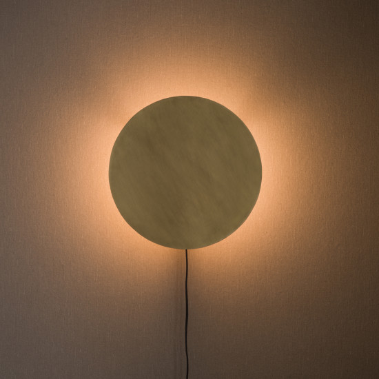Full Moon Vägglampa Pale Silver 25cm Full Moon Vägglampa Pale Silver 25cm