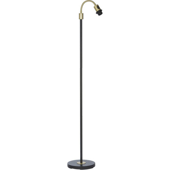 Amy Golvlampa Flex1 Svart/Mässing 150cm Amy Golvlampa Flex1 Svart/Mässing 150cm