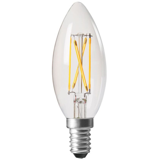 Elect LED Filament Kron, E14 3,5W clear