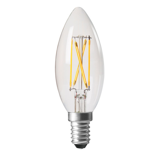 Shine LED Light Bulb 45mm E14 2,5 W Clear