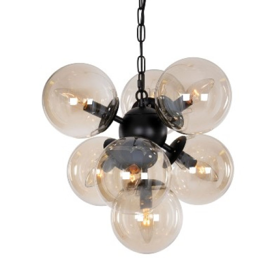 Zayda Ceiling Light Iron/ Glass 46cm Zayda Ceiling Light Iron/ Glass 46cm
