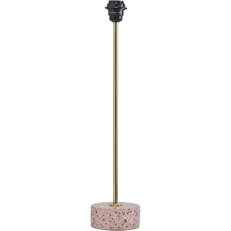 Terazzo Lampfot Rosa 57cm Terazzo Lampfot Rosa 57cm