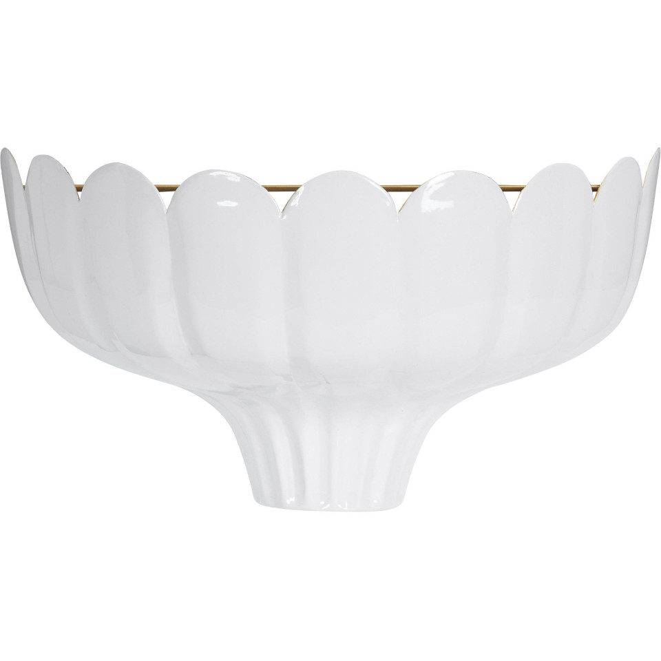 Wells vägglampa up Vit/guld 20cm PR Home Wells vägglampa up Vit/guld 20cm