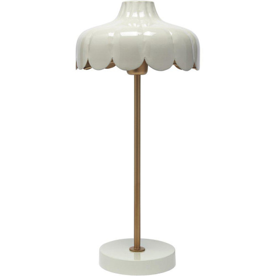 Wells Bordslampa Beige/Guld 50cm Wells Bordslampa Beige/Guld 50cm
