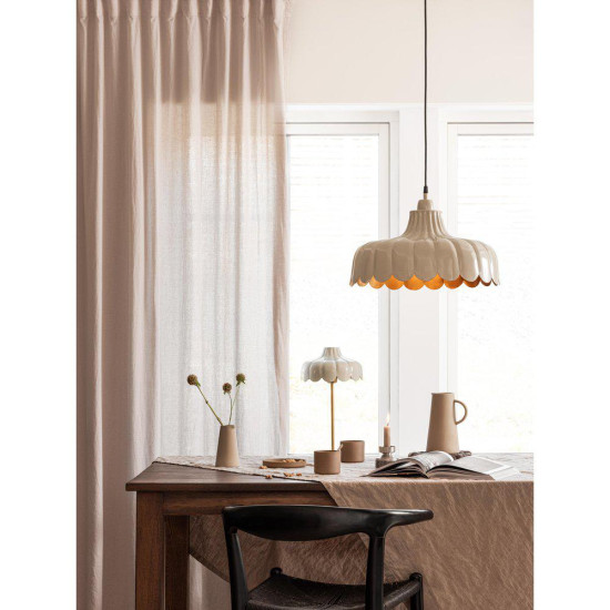 Wells Bordslampa Beige/Guld 50cm Wells Bordslampa Beige/Guld 50cm