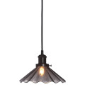 August Ceiling Lamp Black Crimped 15cm PR Home August Ceiling Lamp Black Crimped 15cm