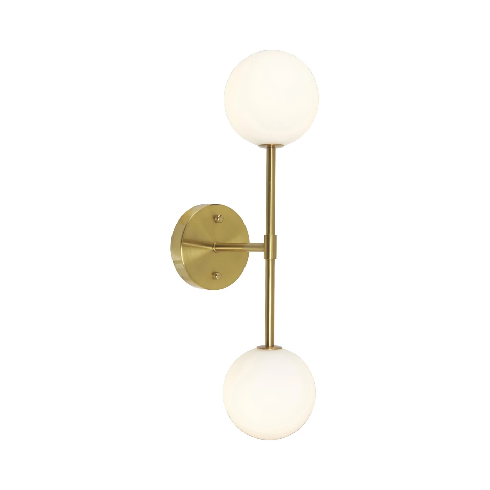 Sigma D Vägglampa Guld Opal 49cm