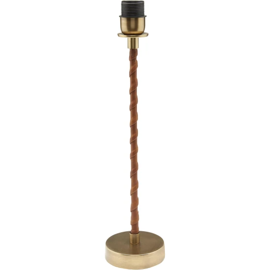 Nora lampfot Antikmässing 46cm