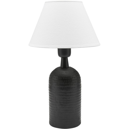 Riley lamp base Matt black 28cm