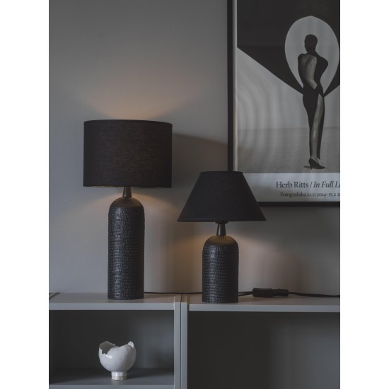 Riley lamp base Matt black 38cm Riley lamp base Matt black 38cm