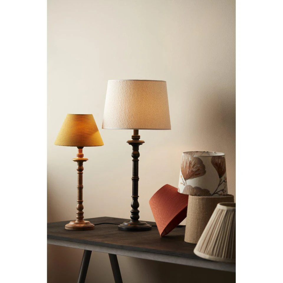 Joy Table Lamp Black/Brown 50cm