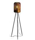 Zeny Golvlampa Guld/Svart 136cm