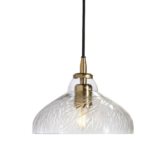 Maple Ceiling Light Clear 23cm  Maple Ceiling Light Clear 23cm