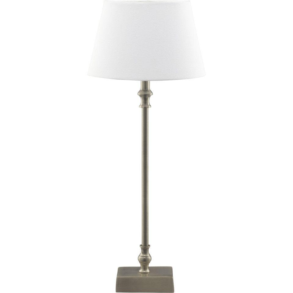Komplett James Bordslampa Matt Silver två storlekar Komplett James Bordslampa Matt Silver två storlekar