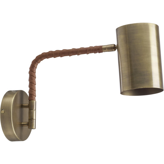 Nora wall lamp brass 25cm