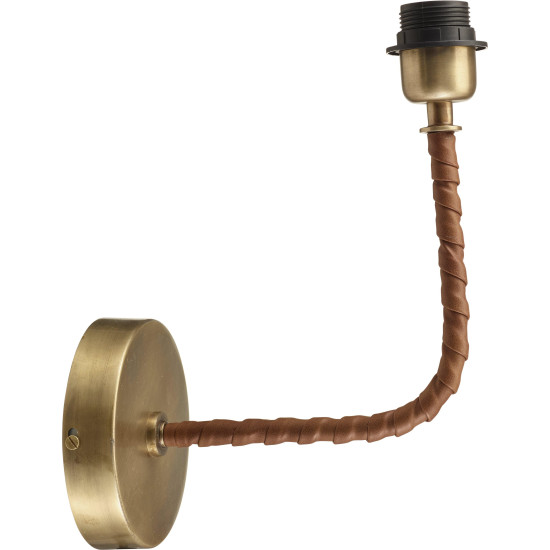 Nora Vägglampa Antikmässing 30cm Nora Vägglampa Antikmässing 30cm