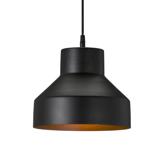 Solo taklampa svart 26 cm