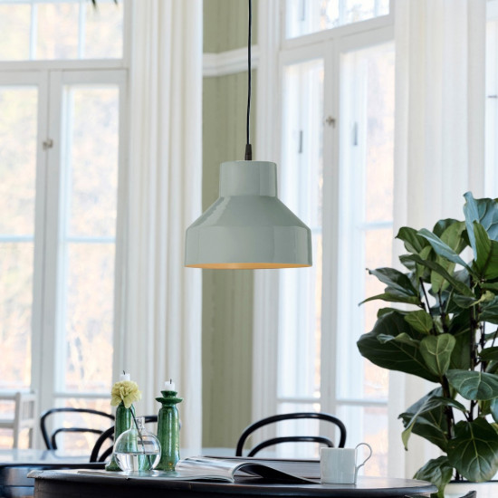 Solo taklampa grå 26 cm