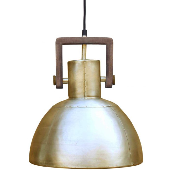 Ashby Single Ceiling Light Pale Gold 29cm
