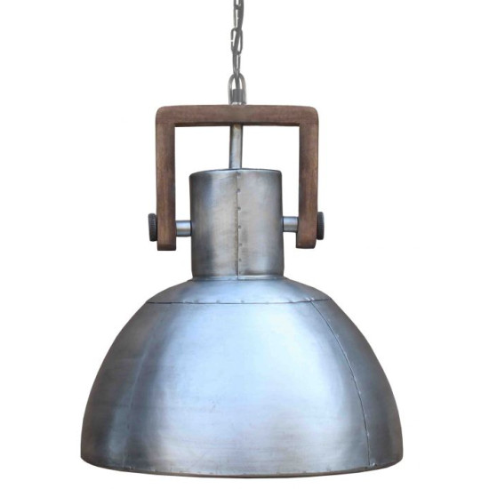Ashby Single Ceiling Light Pale Silver 39cm Ashby Single Ceiling Light Pale Silver 39cm