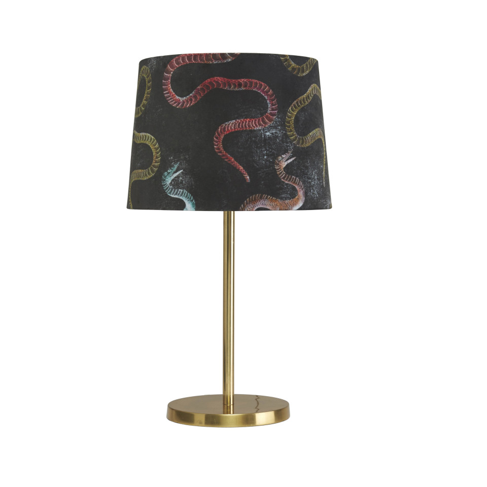 Celina Kompletta Bordslampa Guld/Sammet 62cm