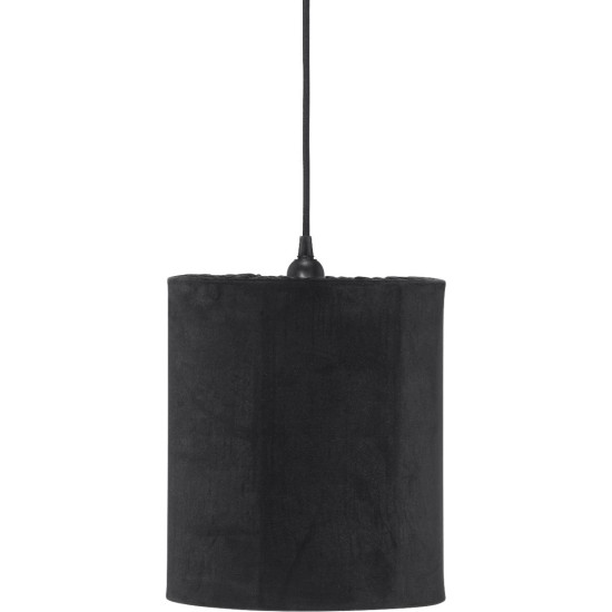 Classic Cylinder Sammet Svart 24 cm Classic Cylinder Sammet Svart 24 cm