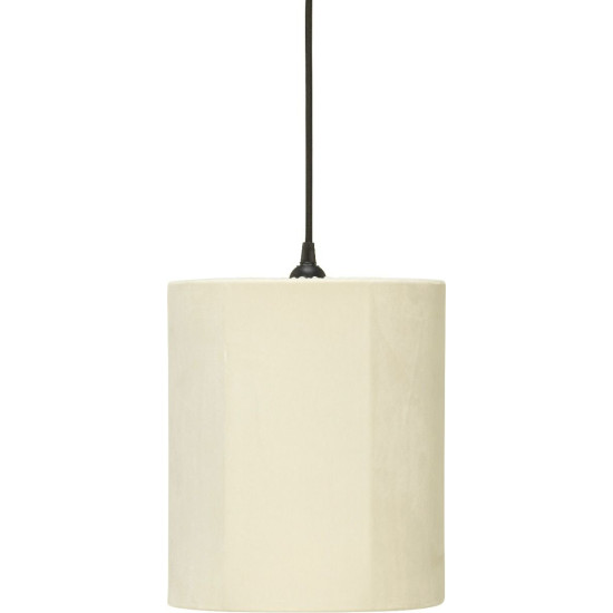 Classic Cylinder Sammet Offwhite 24 cm Classic Cylinder Sammet Offwhite 24 cm