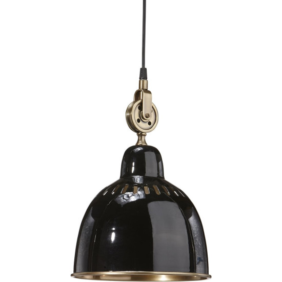 Cleveland Tak/Fönster Svart/Antikmäss 23 cm