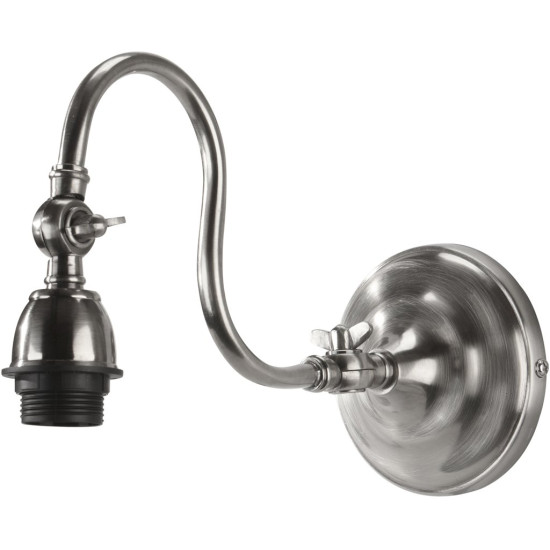 Eveline Wall Light Antique Silver 32 cm
