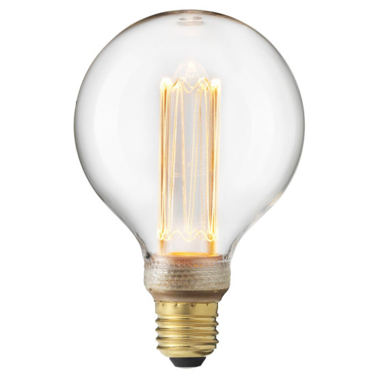 Future LED Globe Ljuskälla 95mm E27, 3.5W, Klar Future LED Globe Ljuskälla 95mm E27, 3.5W, Klar