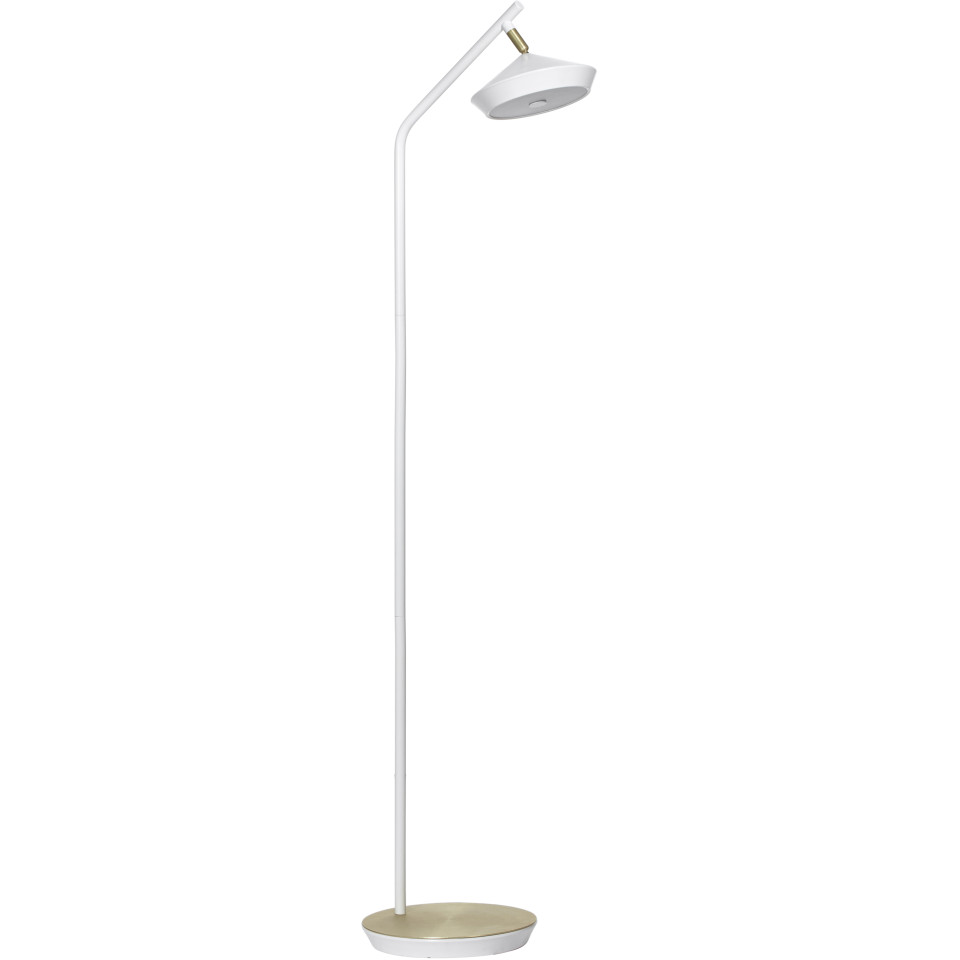 Geometri Golvlampa 135cm Vit/Guld Geometri Golvlampa 135cm Vit/Guld